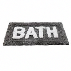 Schnelltrocknende Badematte Grau